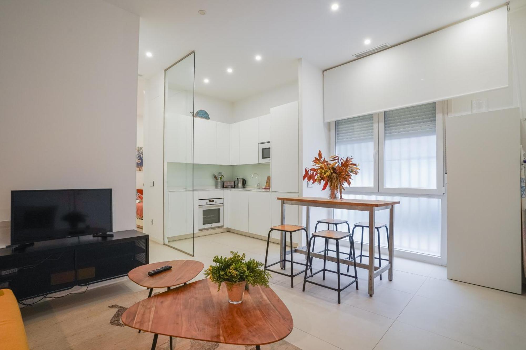 Modern Apartment-1Bedroom 1Bath-Prosperidad Madrid Buitenkant foto